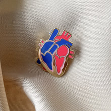 Load image into Gallery viewer, Anatomical Heart Enamel Pin